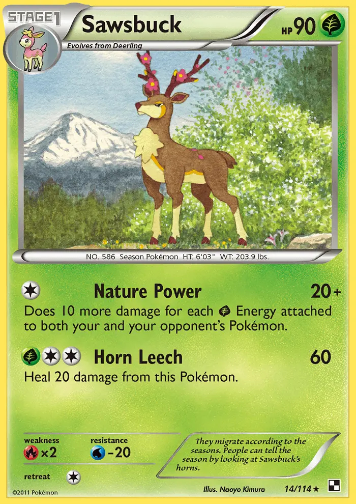 Image of the card Sawsbuck