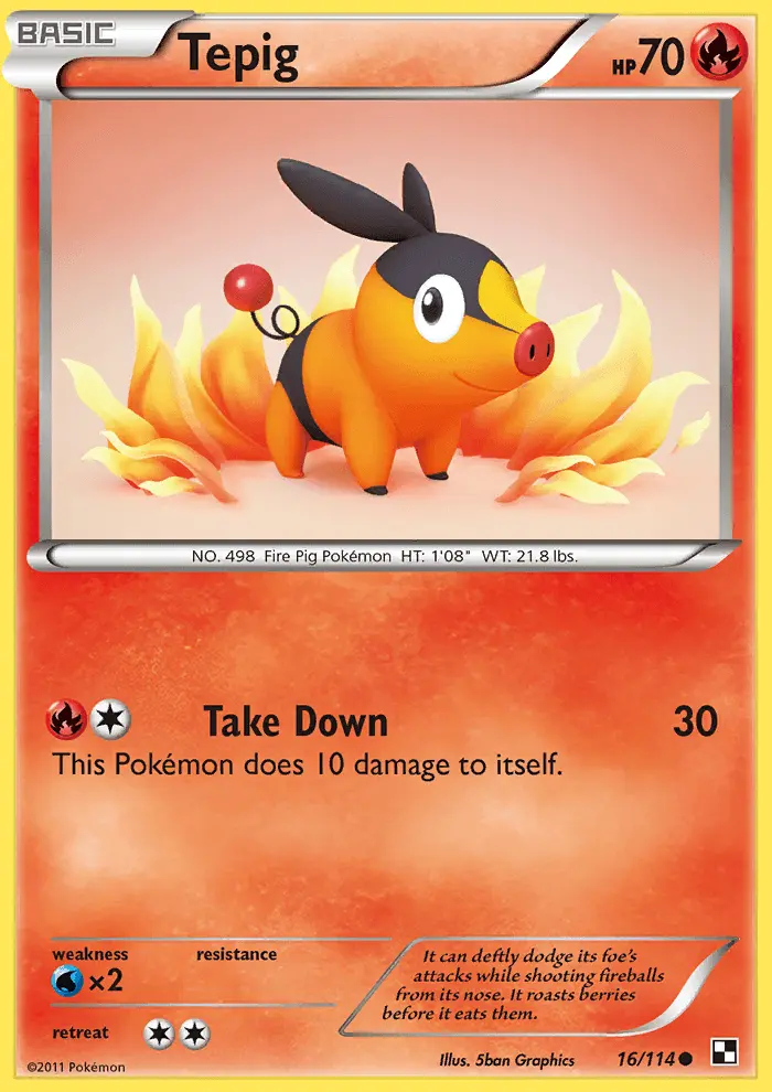 Image of the card Tepig