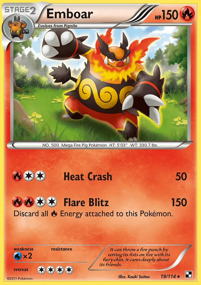 Image of the card Emboar