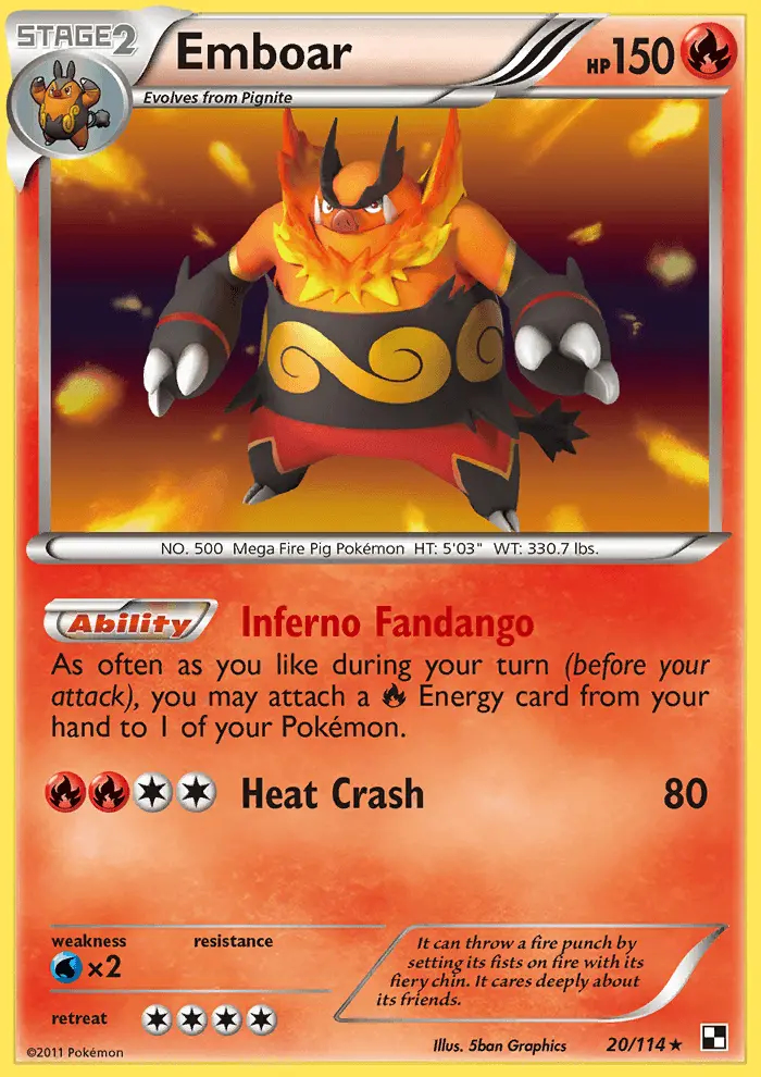 Image of the card Emboar