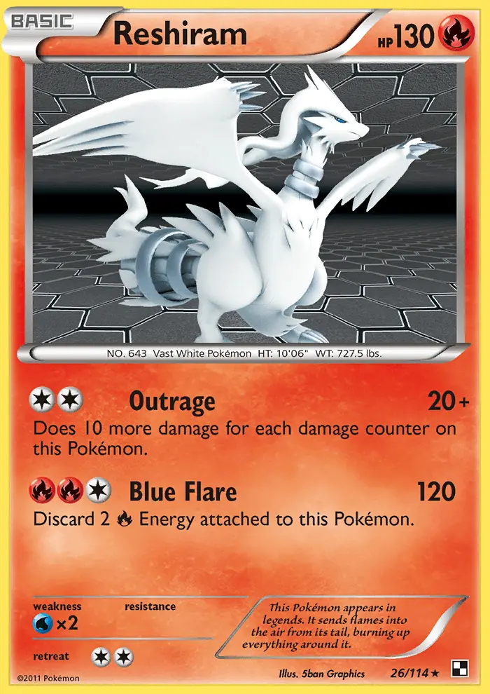 Image of the card Reshiram