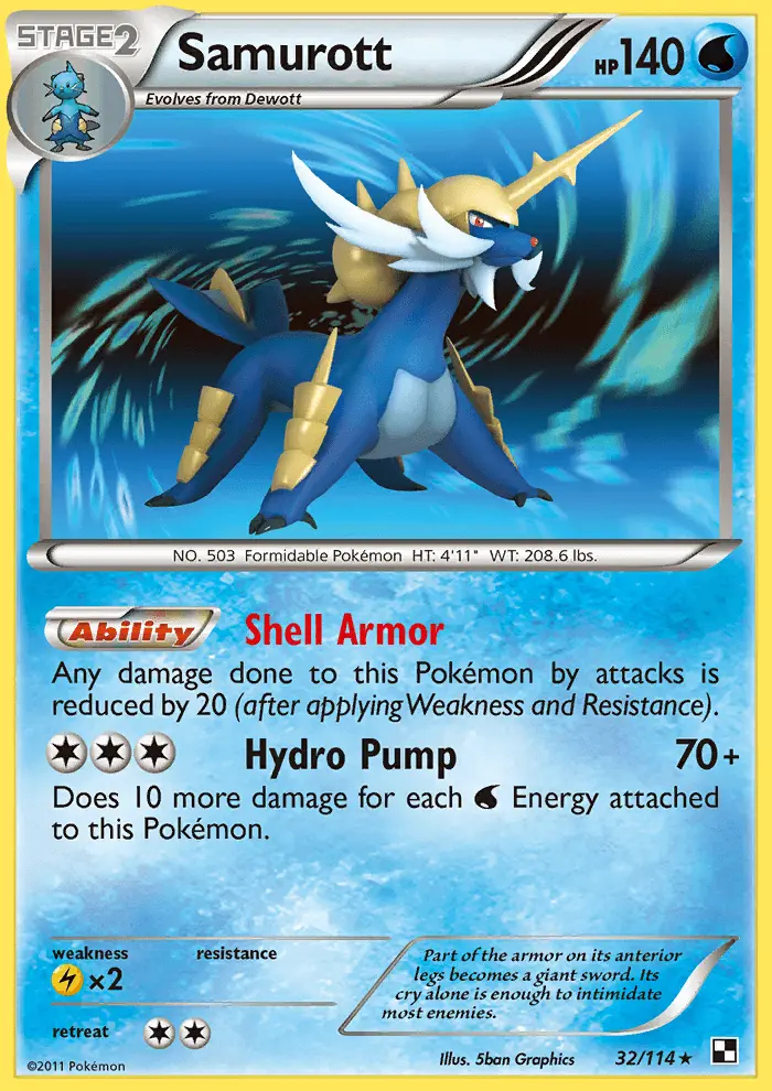 Image of the card Samurott
