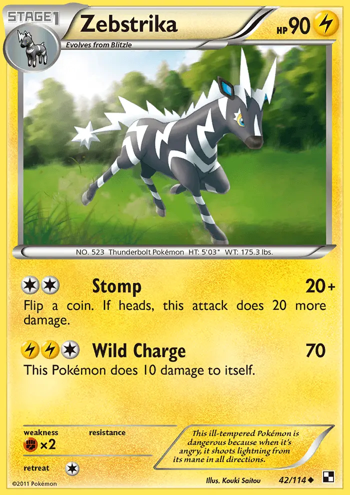 Image of the card Zebstrika