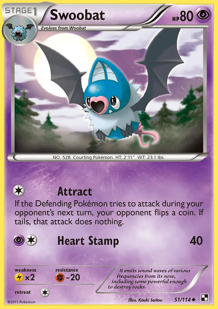 Image of the card Swoobat