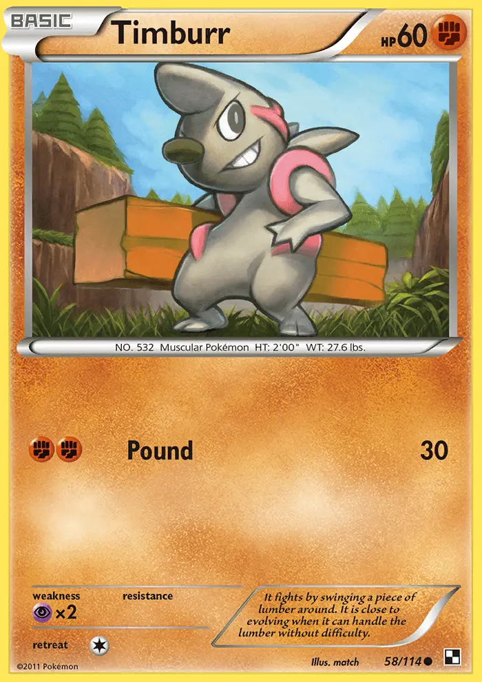 Image of the card Timburr