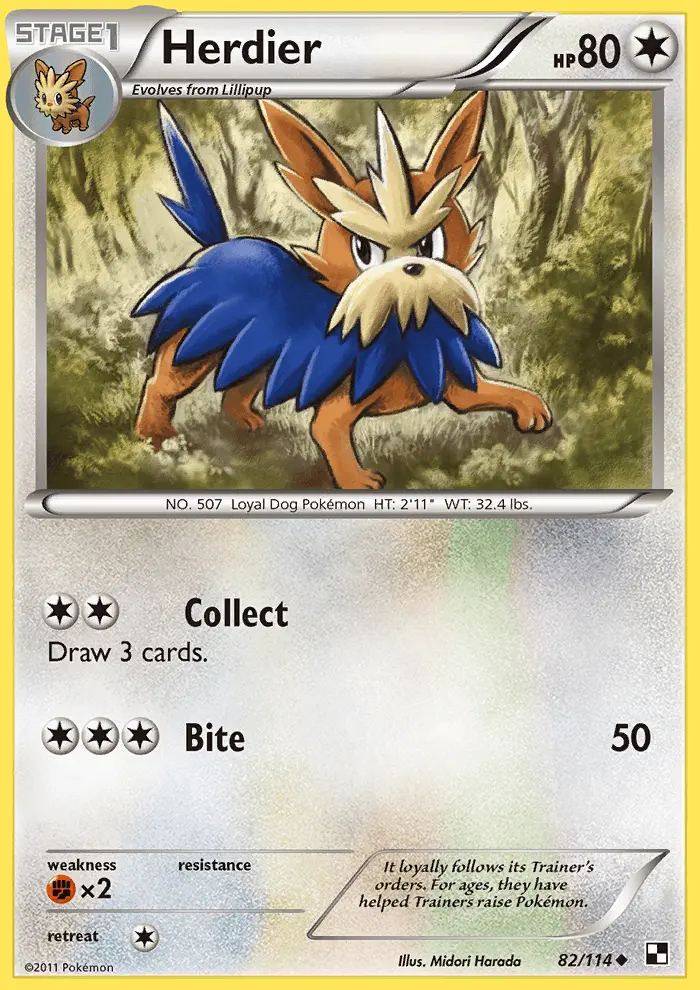 Image of the card Herdier