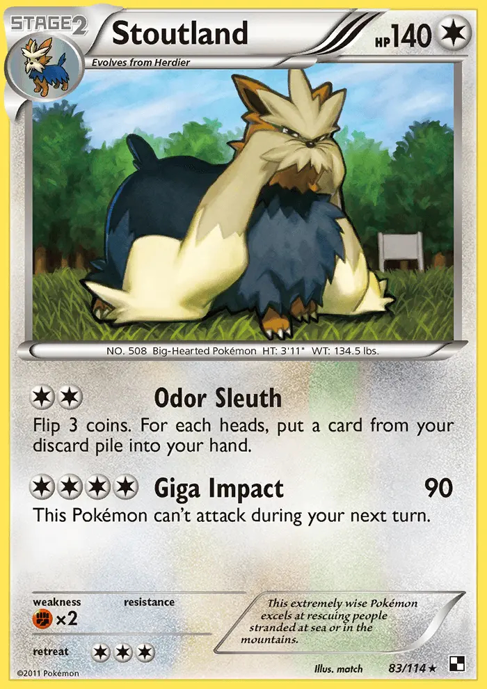 Image of the card Stoutland