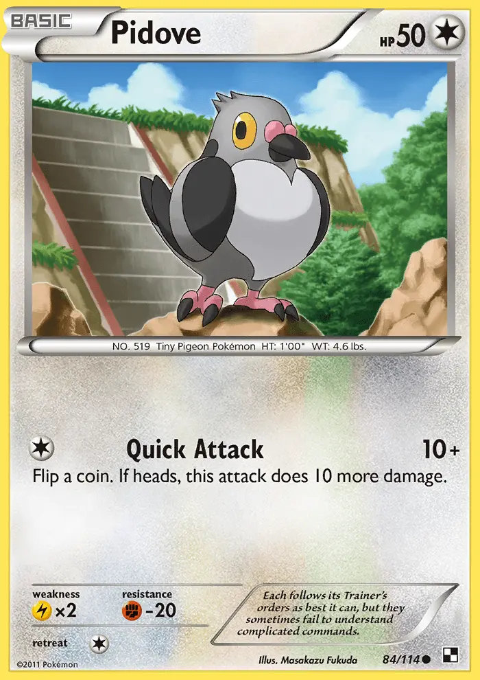 Image of the card Pidove