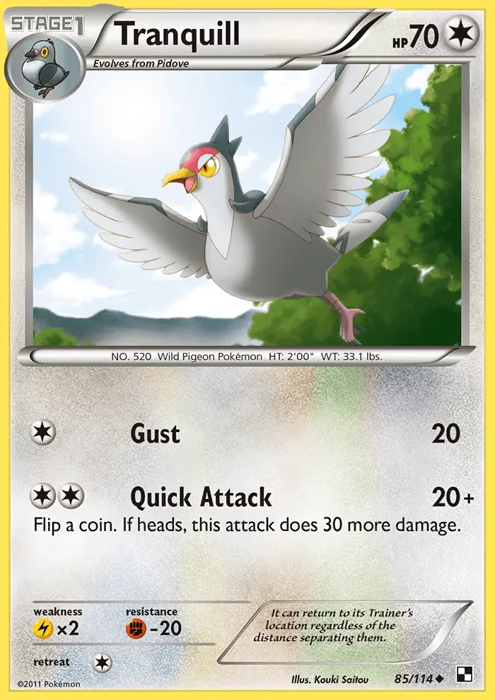 Image of the card Tranquill