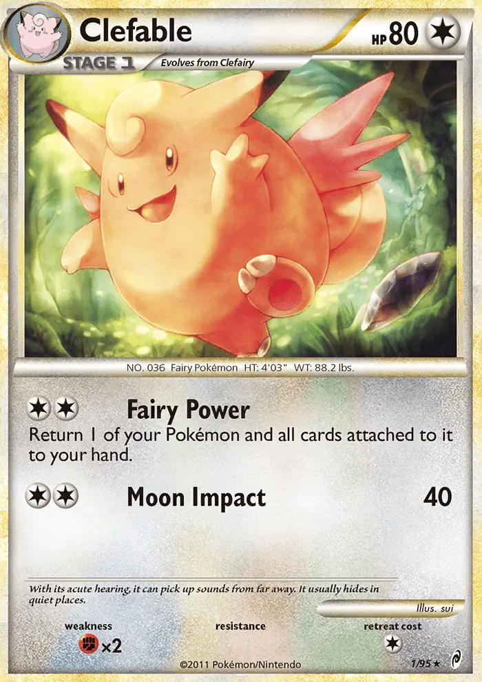 Image of the card Clefable