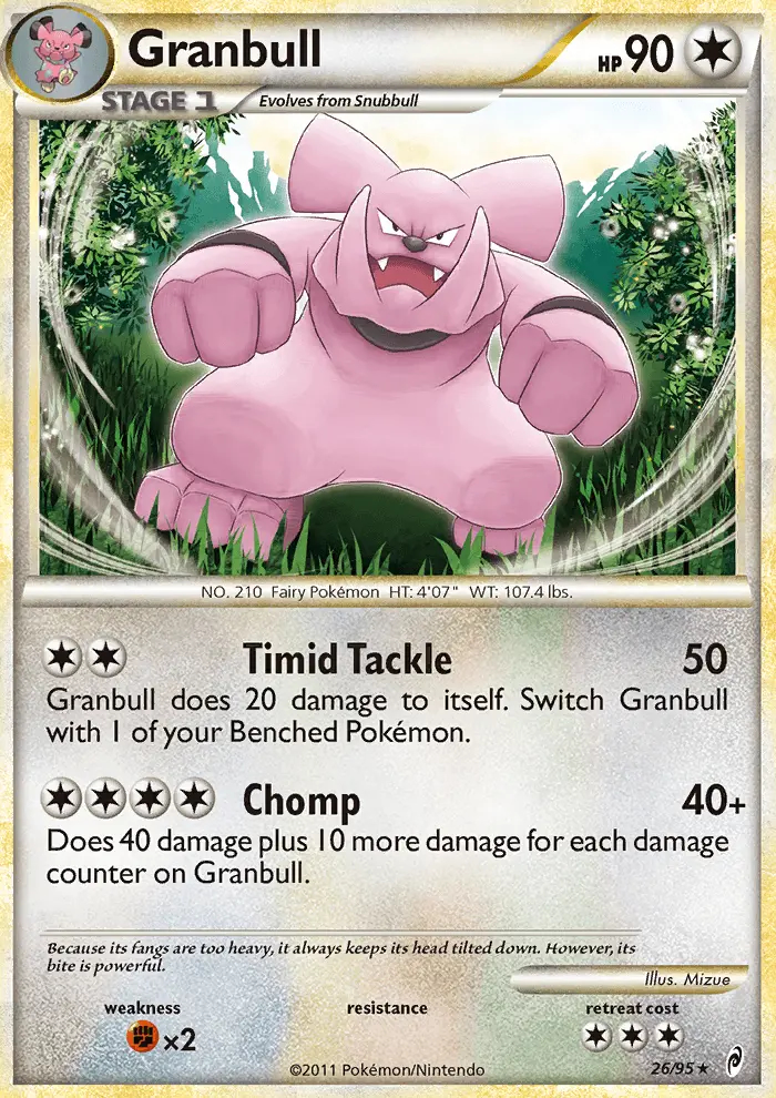 Image of the card Granbull