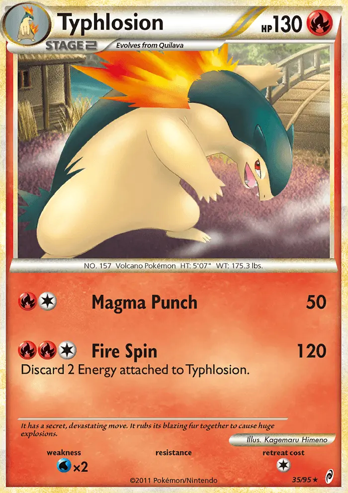 Image of the card Typhlosion