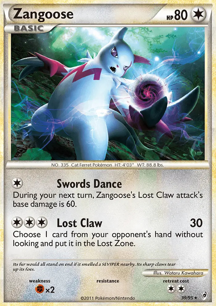 Image of the card Zangoose
