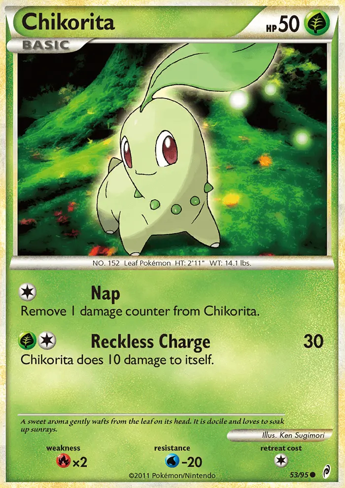 Image of the card Chikorita