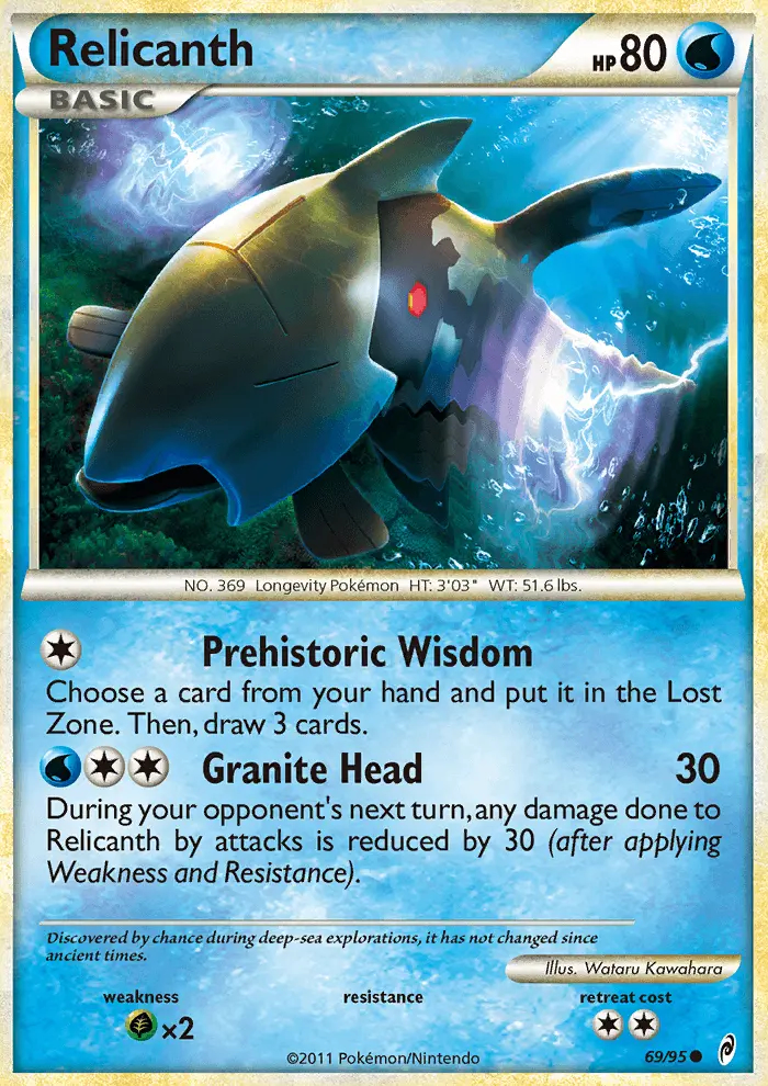 Image of the card Relicanth