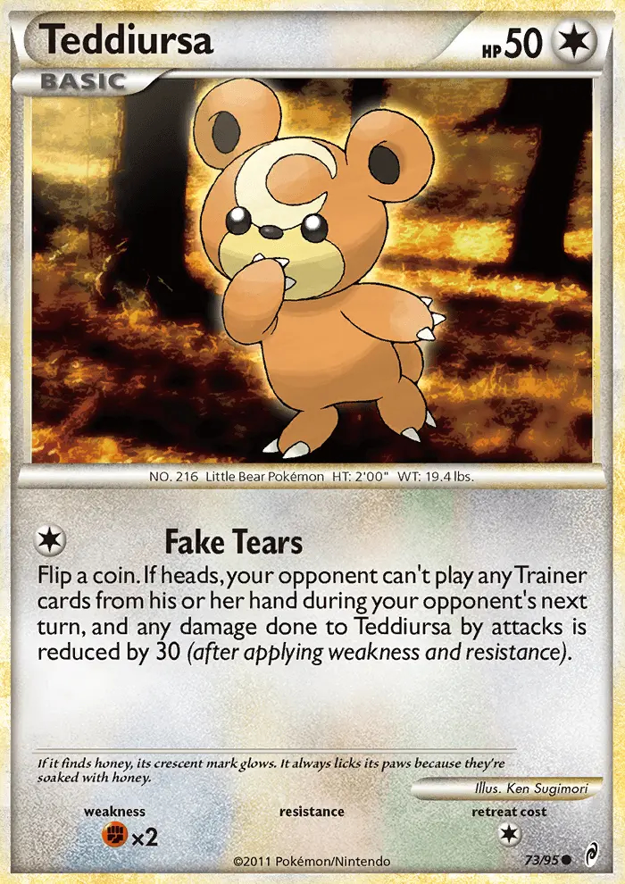 Image of the card Teddiursa