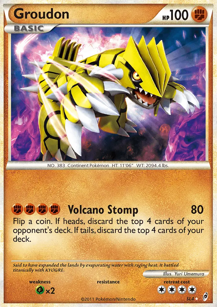 Image of the card Groudon
