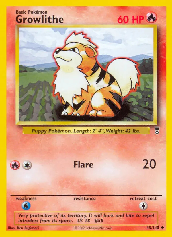 Image of the card Growlithe