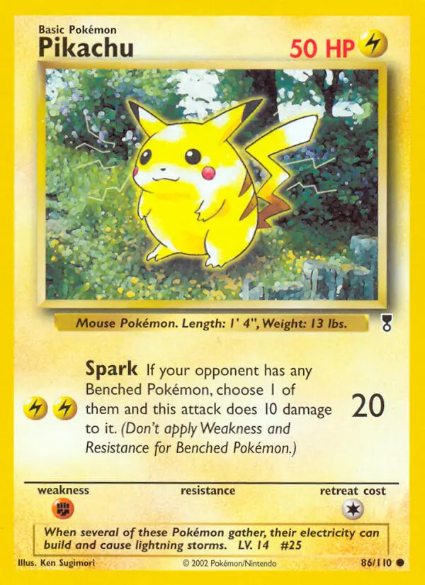 Image of the card Pikachu