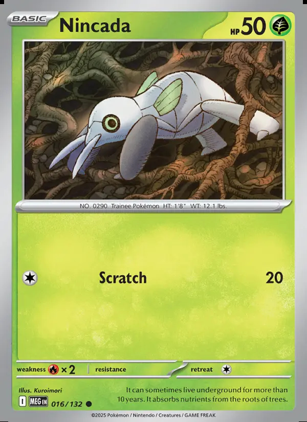 Image of the card Nincada