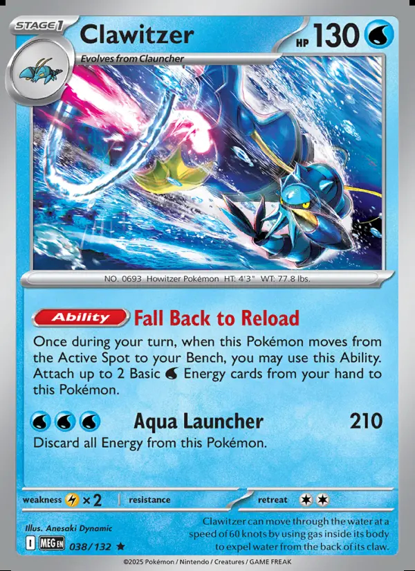 Image of the card Clawitzer