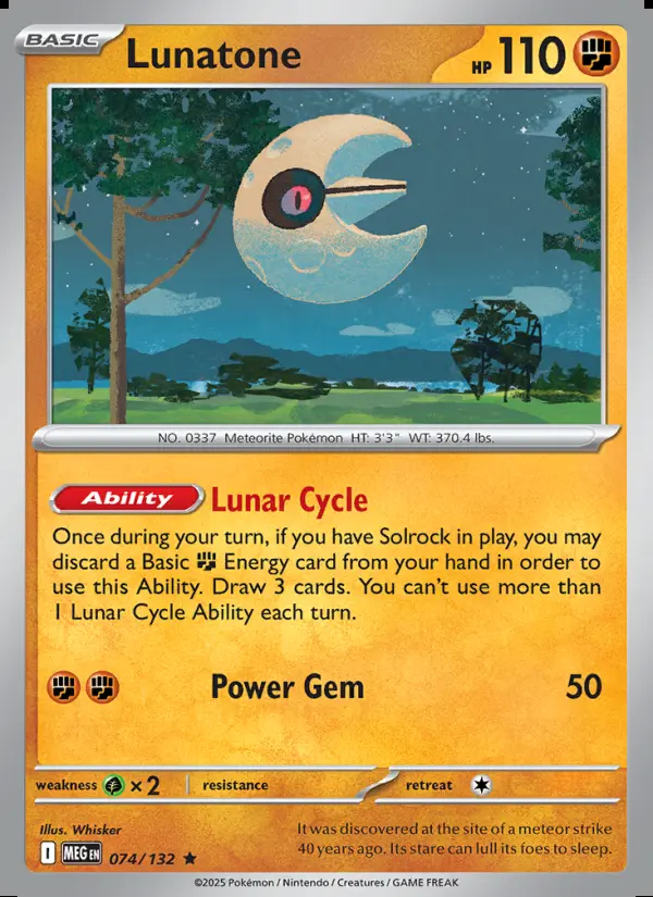 Image of the card Lunatone