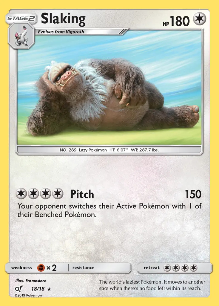 Image of the card Slaking