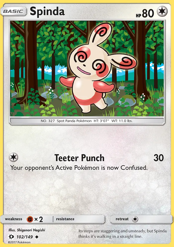 Image of the card Spinda
