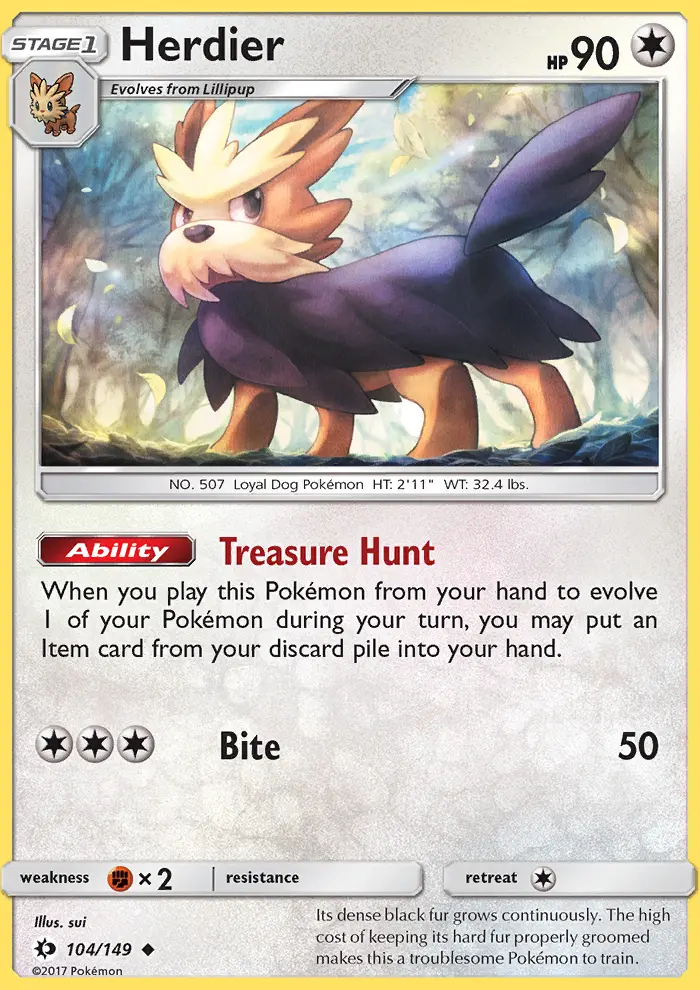 Image of the card Herdier