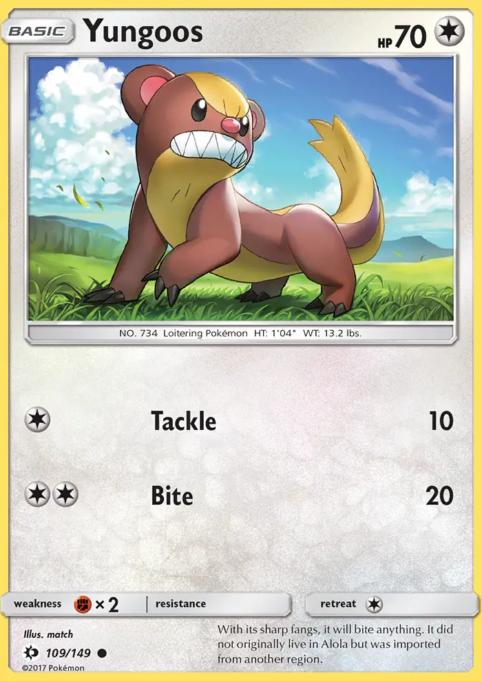 Image of the card Yungoos