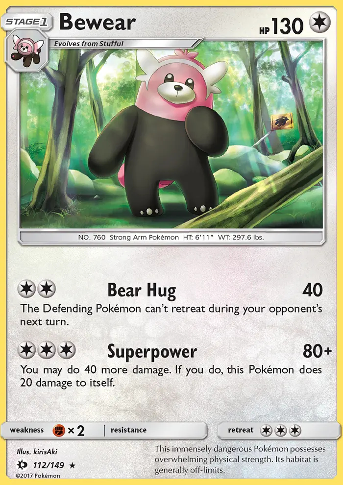 Image of the card Bewear