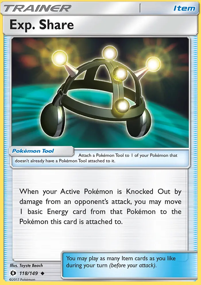 Image of the card Exp. Share