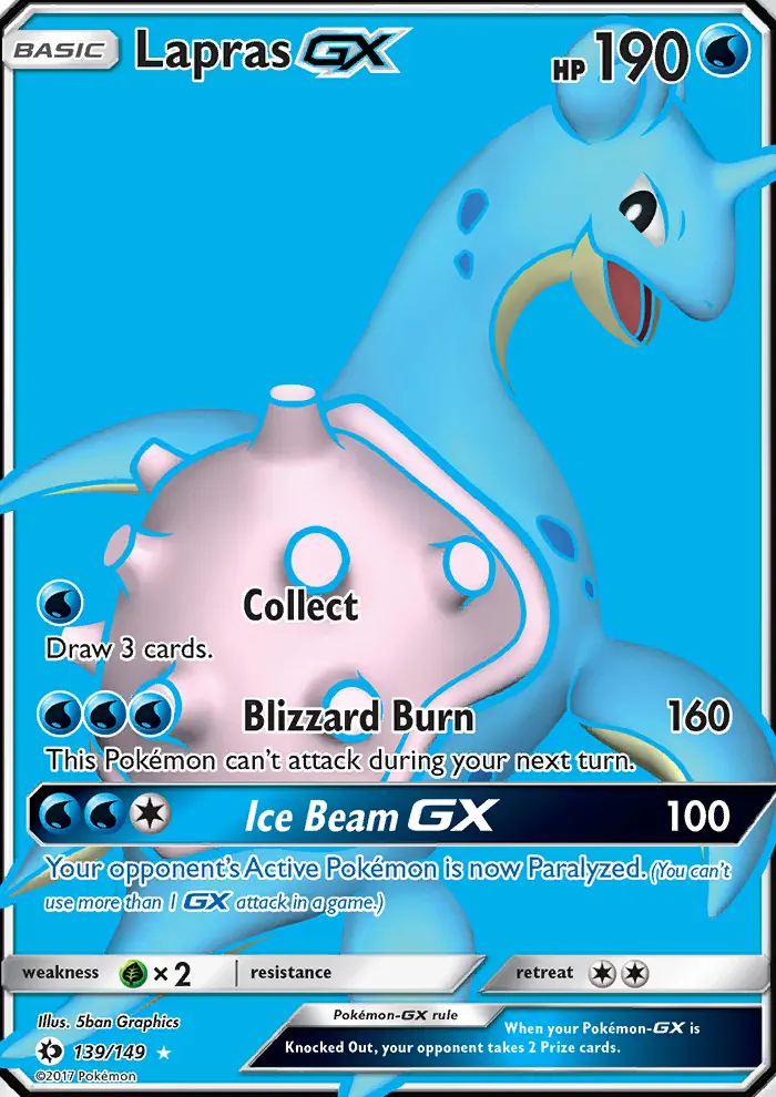 Image of the card Lapras GX