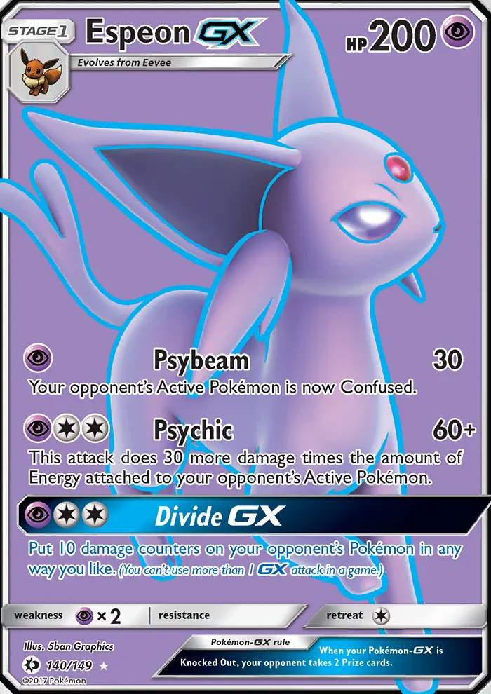 Image of the card Espeon GX