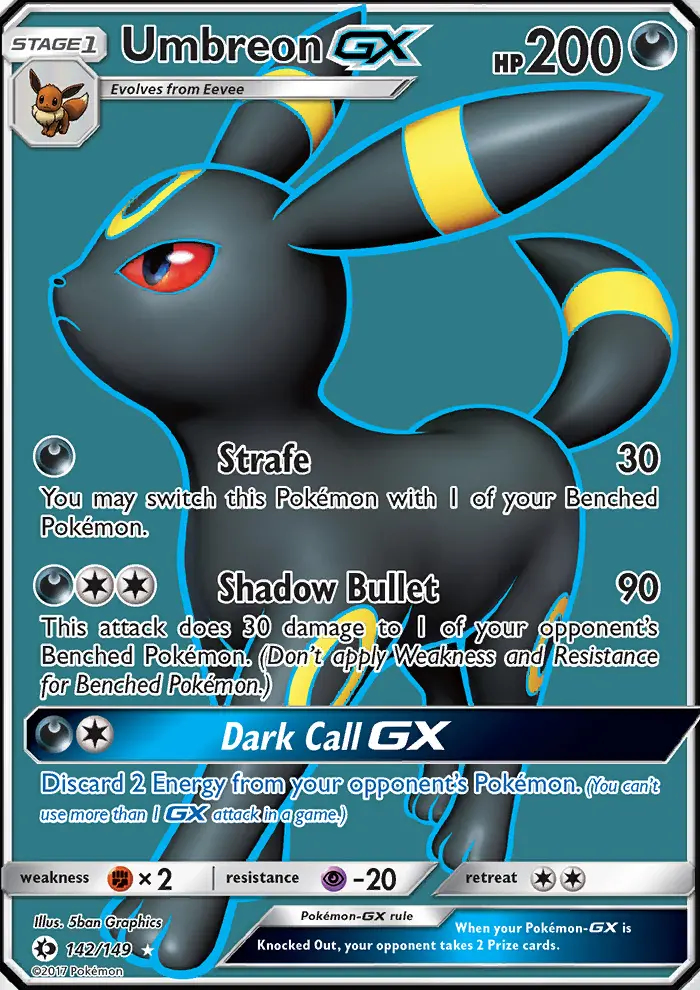 Image of the card Umbreon GX