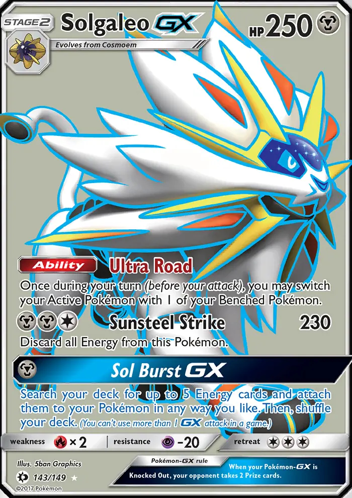 Image of the card Solgaleo GX