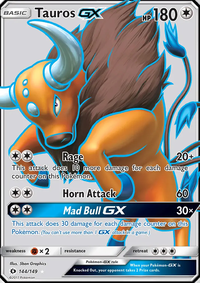 Image of the card Tauros GX