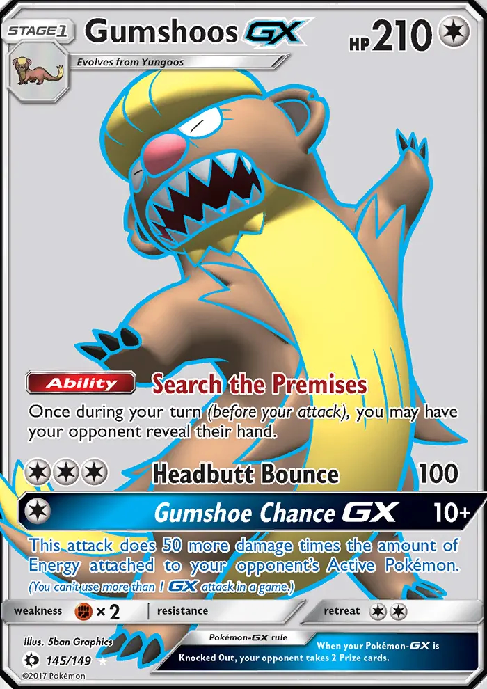 Image of the card Gumshoos GX