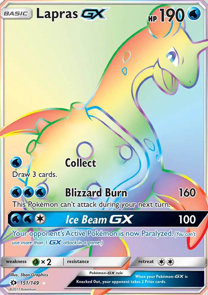 Image of the card Lapras GX