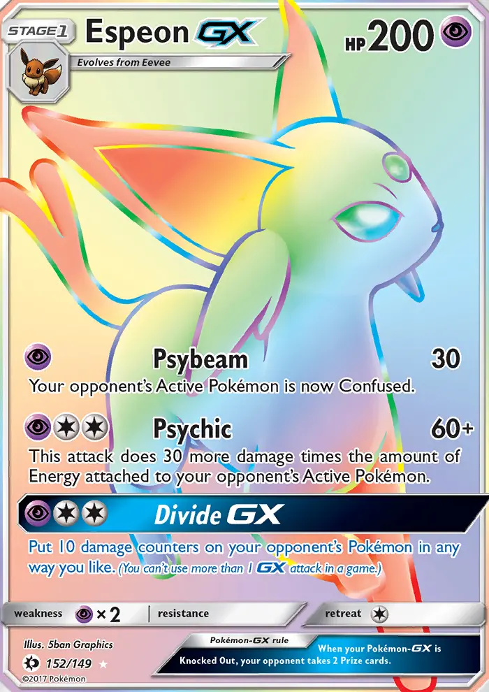 Image of the card Espeon GX