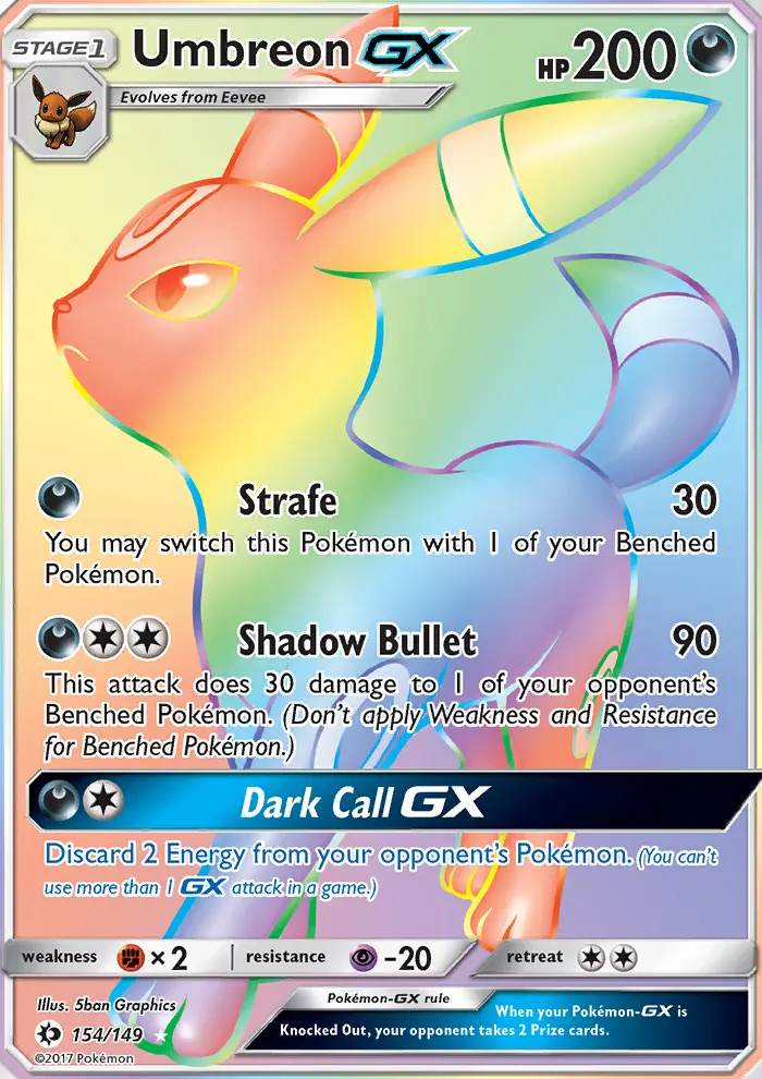 Image of the card Umbreon GX