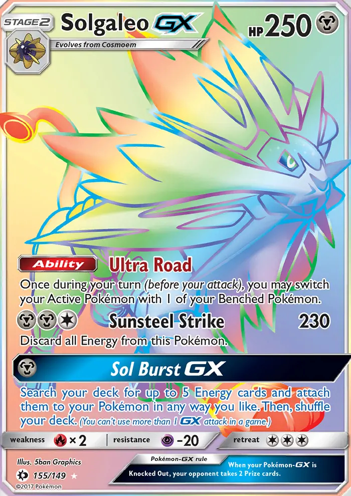 Image of the card Solgaleo GX