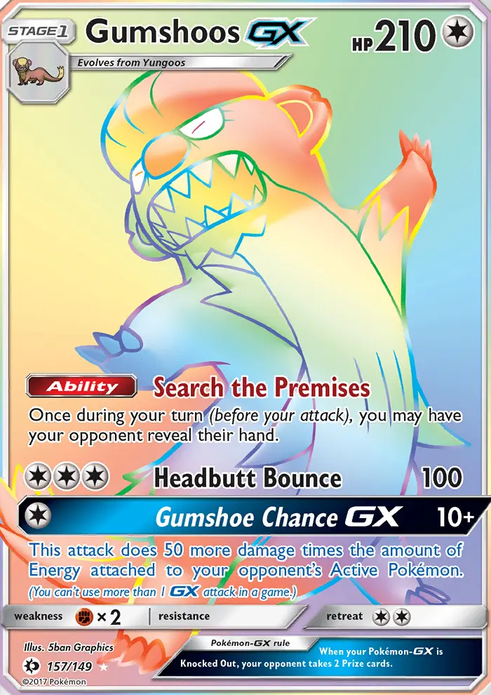 Image of the card Gumshoos GX