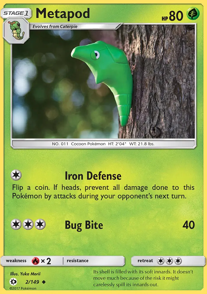 Image of the card Metapod