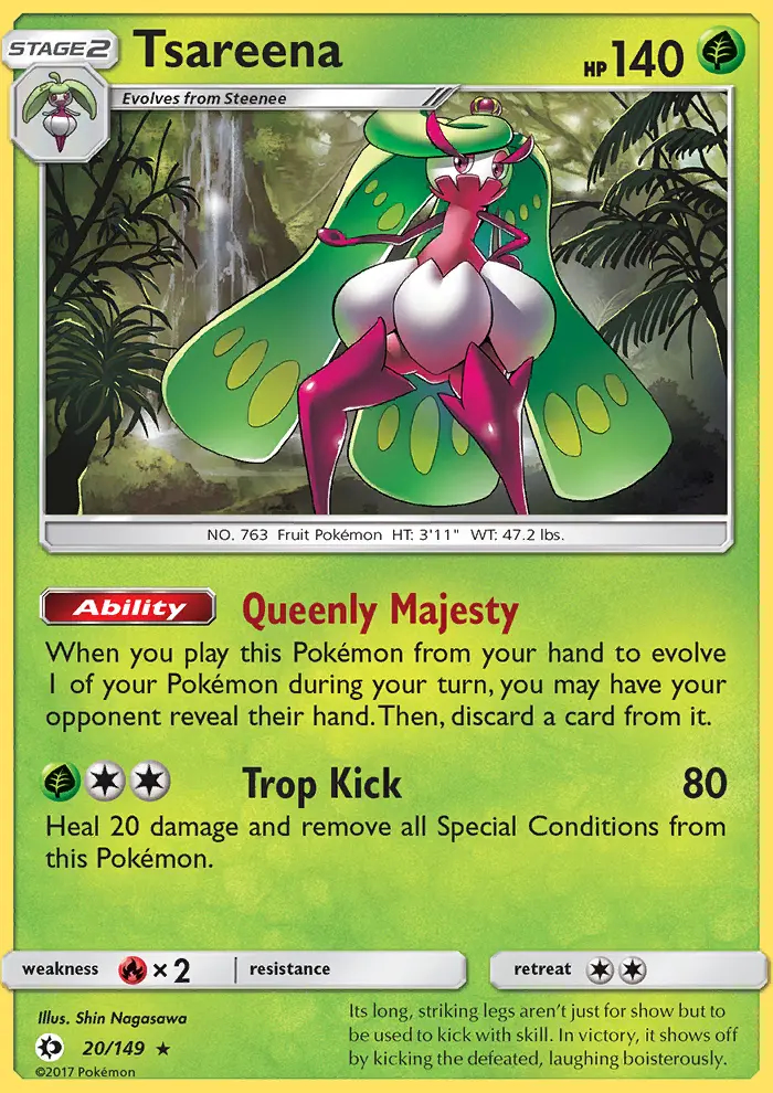 Image of the card Tsareena