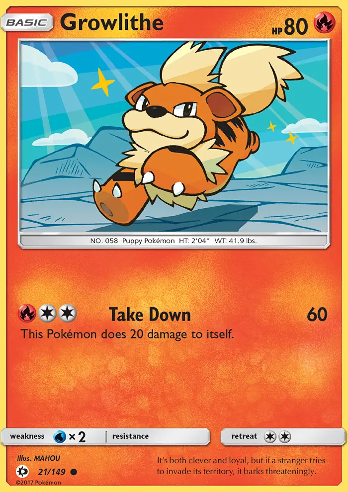 Image of the card Growlithe