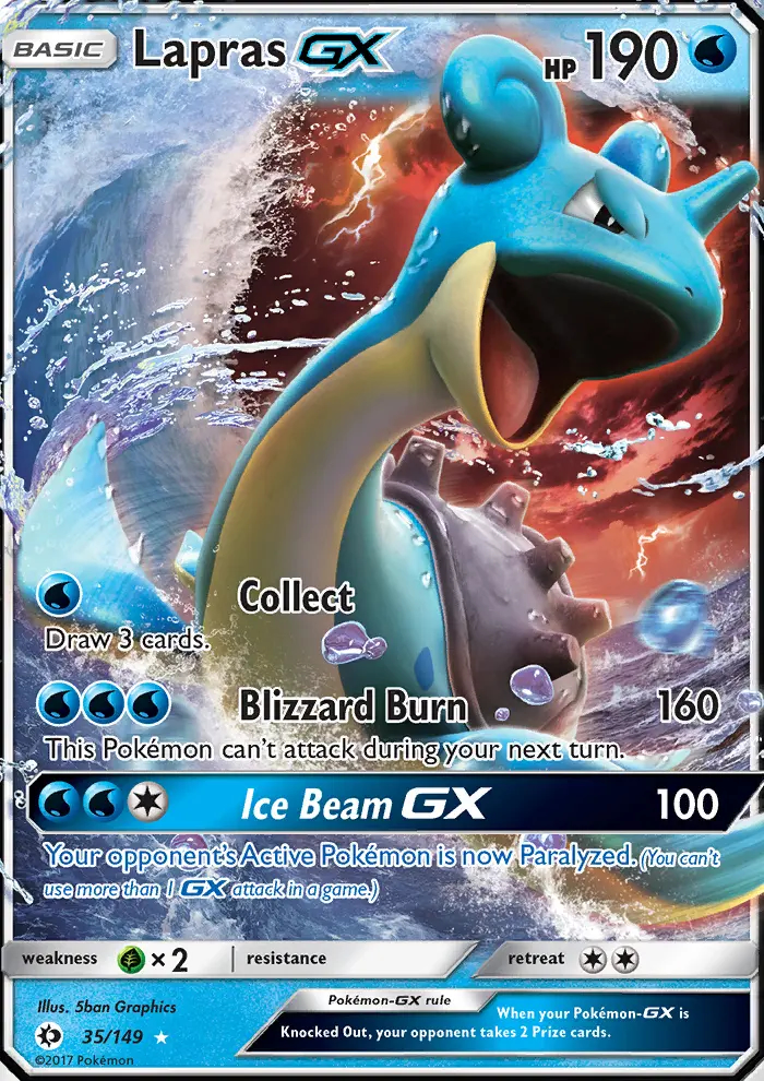 Image of the card Lapras GX