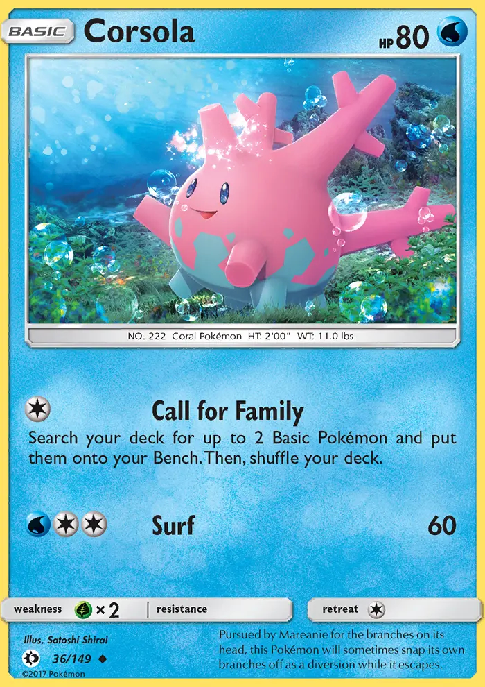 Image of the card Corsola
