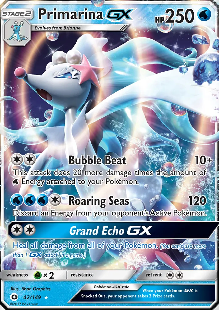 Image of the card Primarina GX