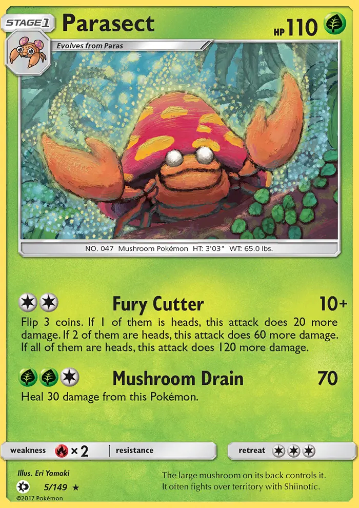 Image of the card Parasect